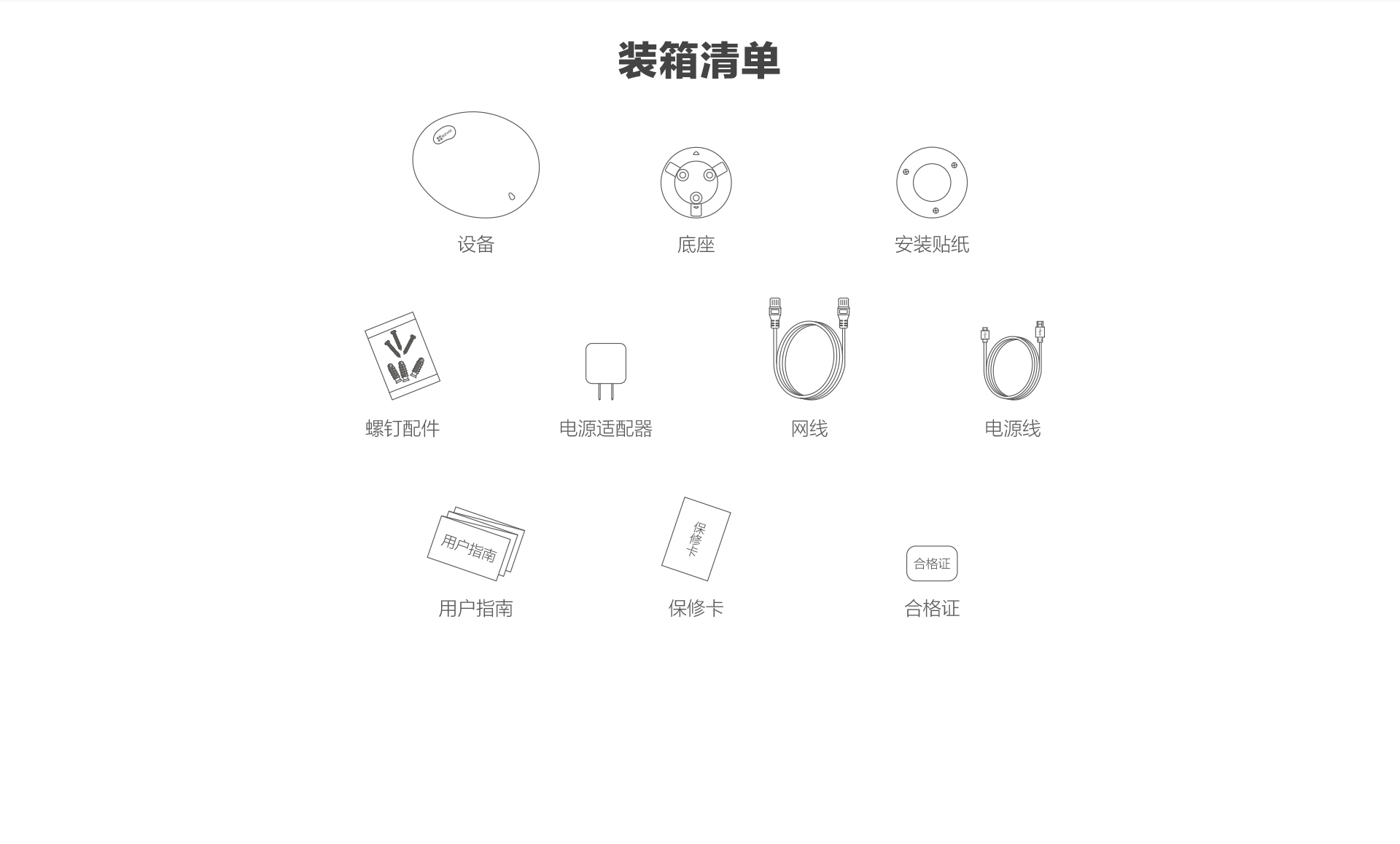 装箱清单